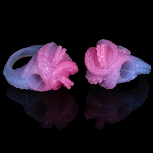 Anel Peniano Silicone Kraken da Monster D com texturas que provocam