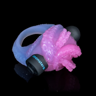 Anel Peniano que Vibra Kraken da Monster D com design de tentáculos sensuais